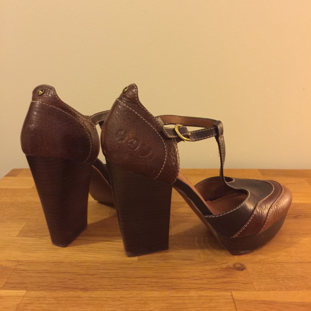 Leather heels from Lucky Brand!🍀🍀🍀